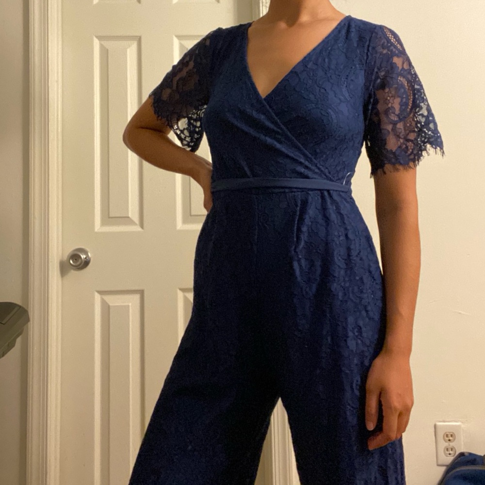 Francesca’s Lace Jumpsuit
